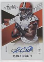 Rookie Autographs - Isaiah Crowell #/99