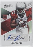 Rookie Autographs - John Brown #/99