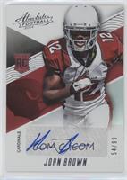 Rookie Autographs - John Brown #/99