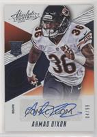 Rookie Autographs - Ahmad Dixon #/99