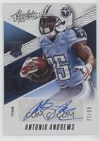 Rookie Autographs - Antonio Andrews #/99