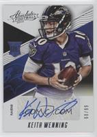 Rookie Autographs - Keith Wenning #/99