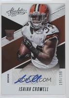 Rookie Autographs - Isaiah Crowell #/199