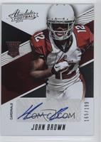 Rookie Autographs - John Brown #/199