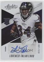 Rookie Autographs - Lorenzo Taliaferro #/199