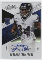 Rookie Autographs - Lorenzo Taliaferro #/199