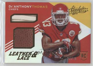 2014 Panini Absolute - Leather & Lace #DT - De'Anthony Thomas /41