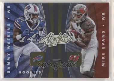 2014 Panini Absolute - Quads Rookies #12 - Sammy Watkins, Brandin Cooks, Mike Evans, Odell Beckham Jr.