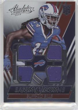 2014 Panini Absolute - Rookie Jersey - Quads #SW - Sammy Watkins /249