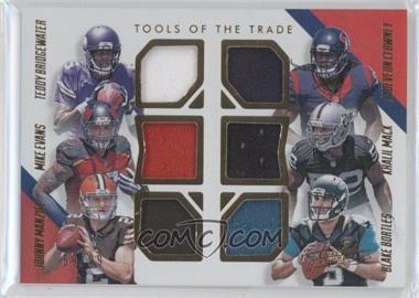 2014 Panini Absolute - Tools of the Trade 6 Player - Spectrum Gold #TT6-1RD - Teddy Bridgewater, Mike Evans, Johnny Manziel, Jadeveon Clowney, Khalil Mack, Blake Bortles /99