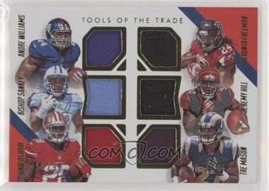 2014 Panini Absolute - Tools of the Trade 6 Player - Spectrum Gold #TT6-RB1 - Andre Williams, Bishop Sankey, Carlos Hyde, Devonta Freeman, Jeremy Hill, Tre Mason /99