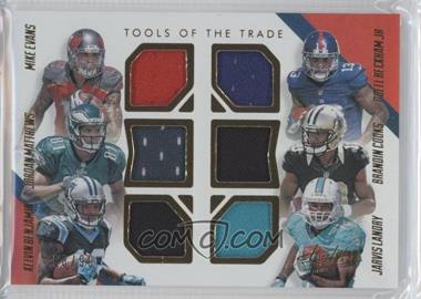 2014 Panini Absolute - Tools of the Trade 6 Player - Spectrum Gold #TT6-WR2 - Mike Evans, Jordan Matthews, Kelvin Benjamin, Odell Beckham Jr., Brandin Cooks, Jarvis Landry /99