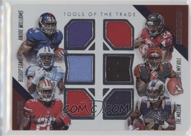2014 Panini Absolute - Tools of the Trade 6 Player #TT6-RB1 - Andre Williams, Bishop Sankey, Carlos Hyde, Devonta Freeman, Jeremy Hill, Tre Mason /149