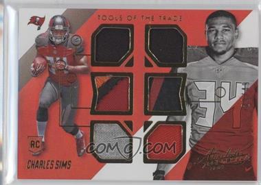 2014 Panini Absolute - Tools of the Trade Complete Rookies - Spectrum Gold #CS - Charles Sims /49