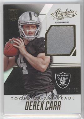 2014 Panini Absolute - Tools of the Trade Helmets #DC - Derek Carr /99