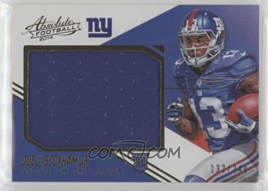 2014 Panini Absolute - Tools of the Trade Jumbo #TTJ-OB - Odell Beckham Jr. /249