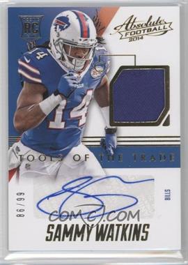 2014 Panini Absolute - Tools of the Trade Rookie Signatures #TTRS-SW - Sammy Watkins /99