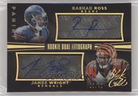 Rookie Dual Autograph - Rashad Ross, James Wright [Noted] #/49