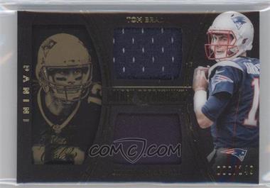 2014 Panini Black Gold - Golden Opportunity Dual Jerseys #GO-NEW - Tom Brady, Jimmy Garoppolo /149