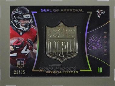 2014 Panini Black Gold - NFL Seal of Approval - Silver #SOA-36 - Devonta Freeman /25