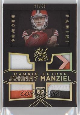 2014 Panini Black Gold - Rookie Tetrad Jerseys - Prime #R4-JF - Johnny Manziel /49