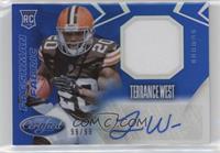 Freshman Fabric Mirror Signatures - Terrance West #/99