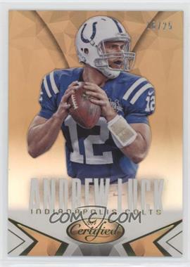 2014 Panini Certified - [Base] - Gold Mirror #42 - Andrew Luck /25