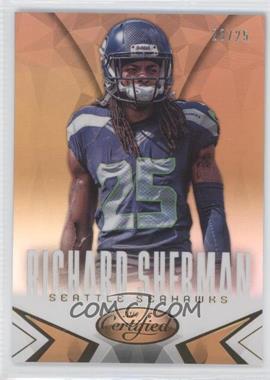 2014 Panini Certified - [Base] - Gold Mirror #88 - Richard Sherman /25