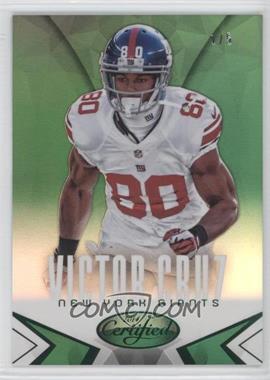 2014 Panini Certified - [Base] - Green Mirror #64 - Victor Cruz /5