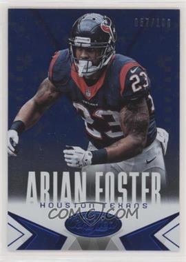 2014 Panini Certified - [Base] - Hot Box Blue Camo #39 - Arian Foster /100