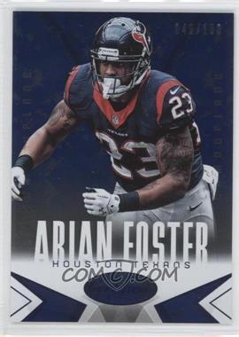 2014 Panini Certified - [Base] - Hot Box Blue Camo #39 - Arian Foster /100