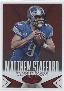 2014 Panini Certified - [Base] - Hot Box Red Camo #33 - Matthew Stafford