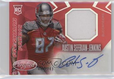 2014 Panini Certified - [Base] - Red #206 - Freshman Fabric Mirror Signatures - Austin Seferian-Jenkins /249