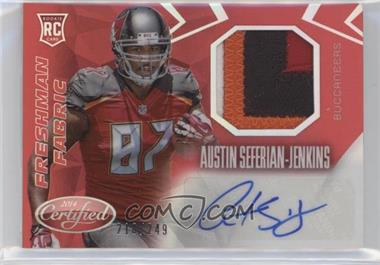 2014 Panini Certified - [Base] - Red #206 - Freshman Fabric Mirror Signatures - Austin Seferian-Jenkins /249