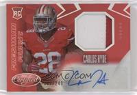 Freshman Fabric Mirror Signatures - Carlos Hyde #/249