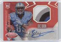 Freshman Fabric Mirror Signatures - Eric Ebron #/249