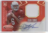 Freshman Fabric Mirror Signatures - Logan Thomas #/249