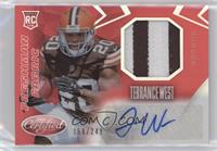 Freshman Fabric Mirror Signatures - Terrance West #/249