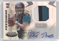 Freshman Fabric Mirror Signatures - Blake Bortles #/199