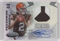 Freshman Fabric Mirror Signatures - Johnny Manziel #/199