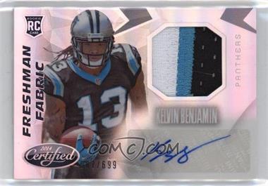 2014 Panini Certified - [Base] #228 - Freshman Fabric Mirror Signatures - Kelvin Benjamin /699