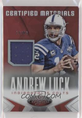 2014 Panini Certified - Certified Materials Mirror - Red #MAL - Andrew Luck /99