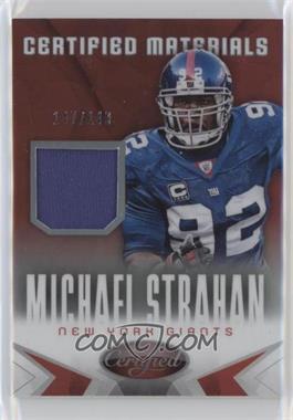 2014 Panini Certified - Certified Materials Mirror - Red #MMS - Michael Strahan /149 [EX to NM]