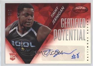 2014 Panini Certified - Certified Potential Mirror Signatures - Red #P-TJ - Timmy Jernigan /149