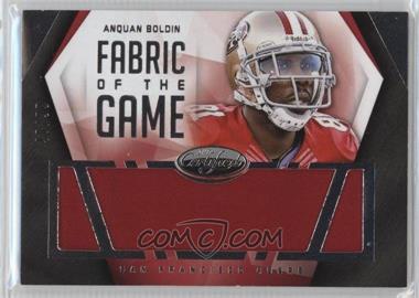 2014 Panini Certified - Fabric of the Game #F-AB - Anquan Boldin /99