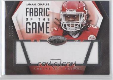 2014 Panini Certified - Fabric of the Game #F-JC - Jamaal Charles /99