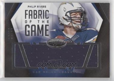 2014 Panini Certified - Fabric of the Game #F-PR - Philip Rivers /99