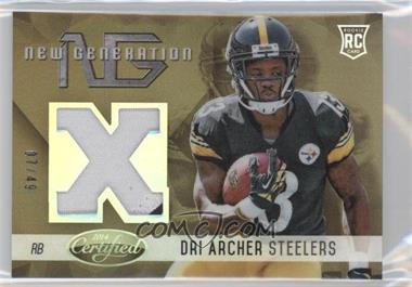 2014 Panini Certified - New Generation Mirror Materials - Gold #NG-DA - Dri Archer /49