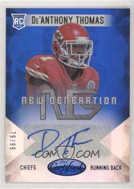 2014 Panini Certified - New Generation Mirror Signatures - Blue #NG-DT - De'Anthony Thomas /99