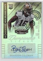 Brandon Coleman (Sec Row Seat) #/99